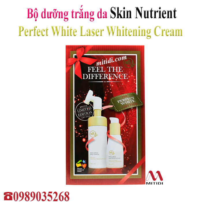 B kem d ng tr ng da Skin Nutrient Perfect White Laser Whitening